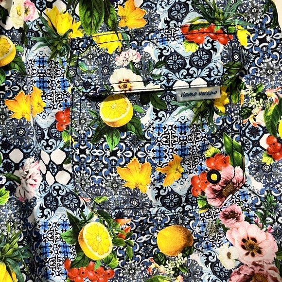 Siamo Verano Men’s Swim Shorts M Floral Tropical Print Summer Beachwear - Picture 13 of 14